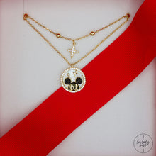 Load image into Gallery viewer, Mickey Mouse Layered Charm Necklace
