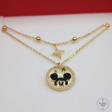 Load image into Gallery viewer, Mickey Mouse Layered Charm Necklace
