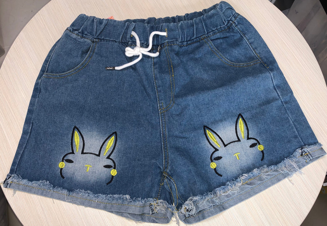 Bunny Denim Shorts