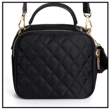Load image into Gallery viewer, Platinum- Tyr Quilted Double Sided Crossbody Bag with Handle
